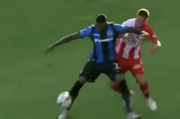 Wesley mag al na tien minuten gaan douchen na smerige elleboogstoot