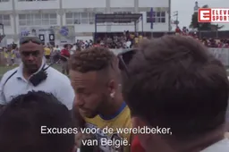 Reporter biedt Neymar excuses aan voor WK-uitschakeling, hij doet dan dit