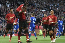 Man United start met zege ondanks grote misser Lukaku