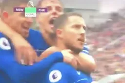 Eden Hazard poeiert zijn eerste van het seizoen tegen de touwen