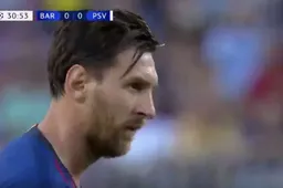 Lionel Messi scoort eerste CL-goal via héérlijke vrije trap