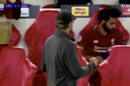 Niemand begrijpt de reactie van Salah bij winnende doelpunt van Liverpool