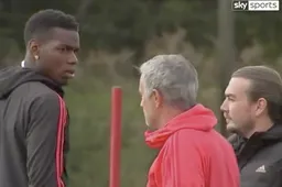 Triest dieptepunt: Pogba en Mourinho op training in de clinch met elkaar