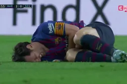 Barcelona schept duidelijkheid over vreselijke blessure van Messi (Video)
