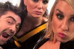 Kat Kerkhofs deelt op Instagram gewaagde foto in leren pakje