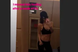 Gal Refaelov showt vlak na work-out hoe fit ze precies is