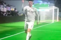 Ronaldo pakt uit met nieuwe viering... En ze is briljant (VIDEO)