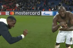 Zó schudden Paul Pogba en Romelu Lukaku 'conflict' van zich af (VIDEO)