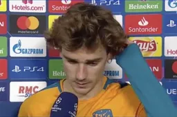 Griezmann breekt hélemaal in TV-interview na Juventus-Atlético (VIDEO)