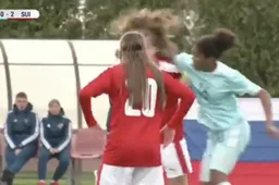 Vrouweninterland ontaardt in ongeziene vechtpartij (VIDEO)