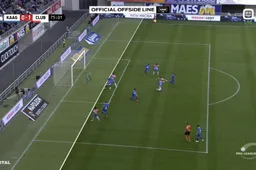 Was het buitenspel? Dit beeld uit Gent-Club zorgt voor verhitte discussie