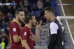 Ronaldo gaat zwaar over de schreef tijdens topper (VIDEO)