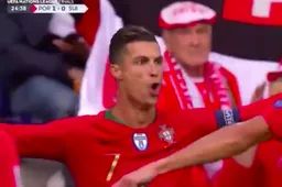 Ronaldo knalt Portugal met fenomenale hattrick naar finale Nations League (VIDEO)