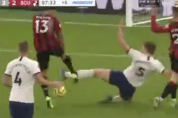 Jan Vertonghen doet dit in 97ste minuut voor ogen van Mourinho (VIDEO)