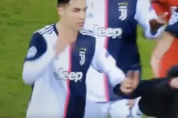 Woeste Cristiano Ronaldo doet dit na wedstrijd in CL van Juventus