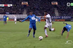 Tegen deze indrukwekkende snelheid haalde David tegenstander Doku in