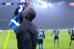 Lukaku scoort in stadsberby, maar het is zijn viering die viraal gaat (VIDEO)