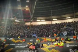 Club Brugge-fans pakken na uitschakeling uit met straffe actie (VIDEO)