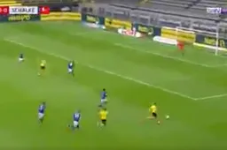Thorgan Hazard eist hoofdrol op, Haaland ontploft metéén (VIDEO)