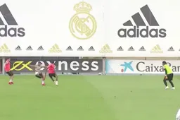 Eden Hazard doet monden openvallen op training bij Real Madrid