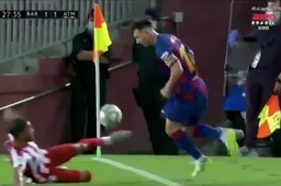 Lionel Messi beëindigt de carrière van Atlético-verdediger Lodi (VIDEO)