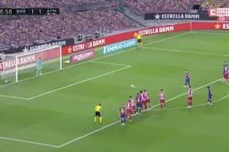 Barcelona krijgt penalty en kijk wat Lionel Messi dan doet (VIDEO)