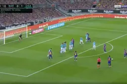 Barcelona krijgt vrije trap en dan doet Lionel Messi dít (VIDEO)