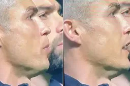 Iederéén heeft het over wat Ronaldo hier doet in Portugal-Frankrijk (VIDEO)
