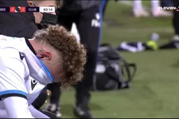 Noa Lang barst in tranen uit tijdens Beerschot-Club Brugge: "Wat een grote meneer"