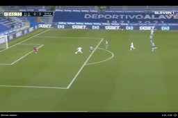 Eden Hazard komt alleen voor doel en kijk wat hij dan doet (VIDEO)