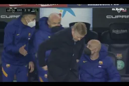 Deze beelden van Koeman gaan viraal: "Dit houd je toch niet voor mogelijk!?" (VIDEO)