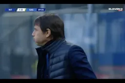 Niemand, ook trainer Conte niet, gelooft wat Lukaku uitsteekt bij Inter (VIDEO)