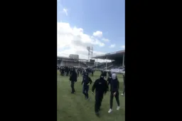 Ongeziene beelden: Charleroi-hooligans doen laatste speeldag uitstellen (VIDEO)