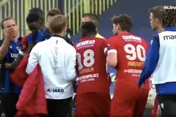 Het loopt volledig uit de hand na afloop van Club Brugge-Antwerp