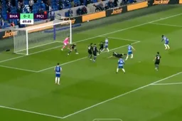 En dan doet Leandro Trossard dít tegen Manchester City (VIDEO)