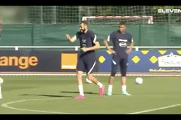 Karim Benzema zet Kylian Mbappé meteen zwaar te kakken (VIDEO)