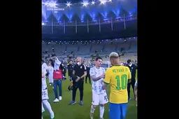 Messi en Neymar zorgen voor unieke beelden: "Wat doen ze nu?!"