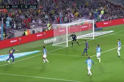 Schande: Op deze manier komt Barça op voorsprong (Video)