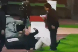 Zwitserse Filip Joos krijgt klappen van clubvoorzitter: 'Voelde goed' (video)