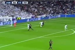 Kane zet Tottenham op voorsprong met dit heerlijk hakballetje (video)