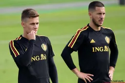 Thorgan Hazard zet broer Eden flink te kijk