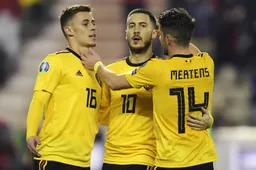 Hazard gidst Rode Duivels ondanks blunder van Courtois voorbij Rusland