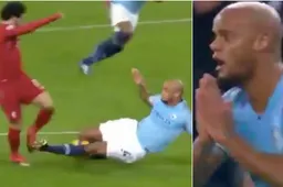 Kompany gaat volledig door het lint tijdens Man City-Liverpool (VIDEO)