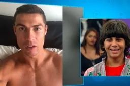 Prachtig: Ronaldo verrast 13-jarige fan die geld inzamelt voor zijn gehandicapt zusje