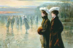 251204 Piet Slager  - Jeanette en Corry Slager aan de IJzeren Man