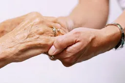 holding hands