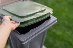 afvalcontainer groen