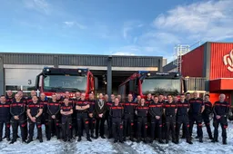 Groepsfoto nieuwjaarsreceptie brandweer Wageningen2026