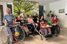 foto bewoners en begeleiders
