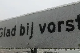 glad bij vorst